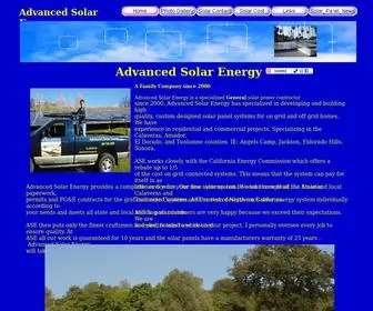 Advancedsolarenergy.com Screenshot