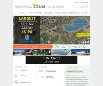 Advancedsolarindustries.com(Powerstream Solar & Electric) Screenshot