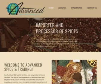 Advancedspice.com(Advanced Spice & Trading) Screenshot