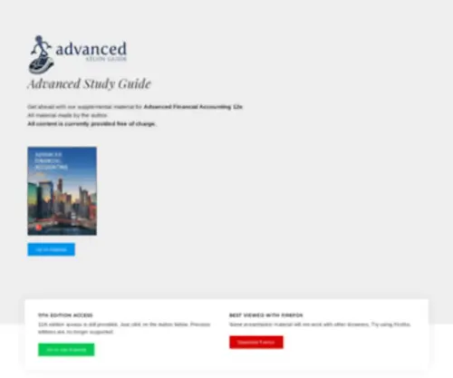 Advancedstudyguide.com(ASG) Screenshot