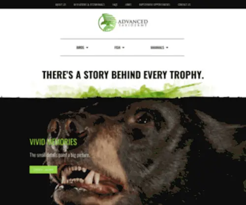 Advancedtaxidermy.com(Advanced Taxidermy) Screenshot