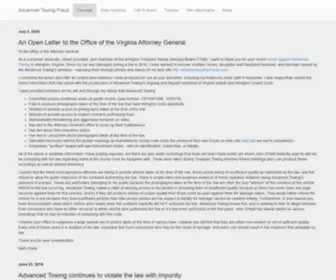 Advancedtowing-Fraud.com(Advanced Towing Fraud) Screenshot