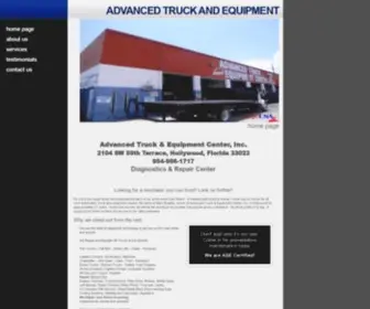 Advancedtruckandequipment.com(Home Page) Screenshot