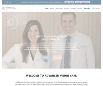 Advancedvisioncare.com(Best Ophthalmologist Los Angeles) Screenshot