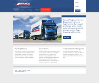 Advancefreight.co.nz(Advance Freight) Screenshot