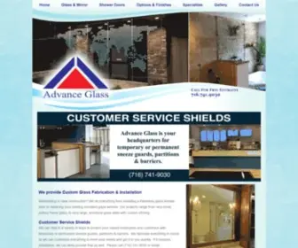 Advanceglass.com(Advance Glass in Buffalo) Screenshot