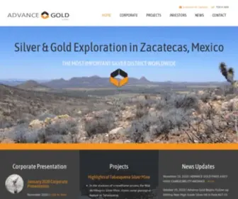 Advancegold.ca(Advance Gold) Screenshot