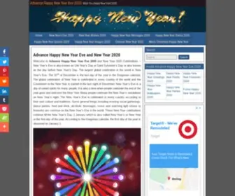 Advancehappynewyeareve.com(Advance Happy New Year Eve 2021 Wishes Quotes Messages Greetings Facebook WhatsApp Status New Year Parties and Wallpaper Images) Screenshot