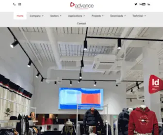 Advancelighting.co.uk(Commercial lighting) Screenshot