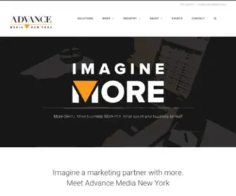 Advancemediany.com(A marketing company) Screenshot