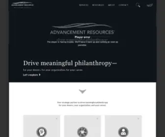 Advancementresources.org(Advancement Resources) Screenshot