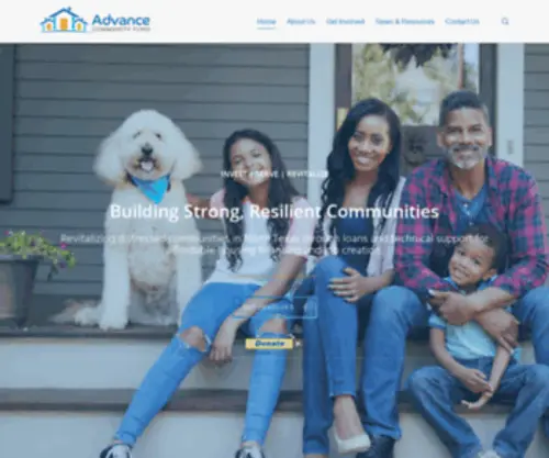 Advancentx.org(CDFI Loans in Dallas & North Texas) Screenshot
