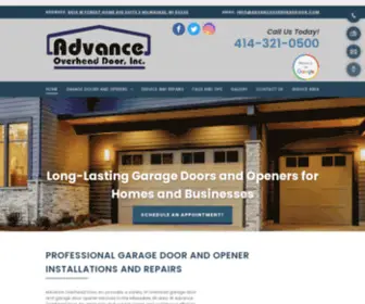 Advanceoverheaddoor.com(Advance Overhead Door) Screenshot