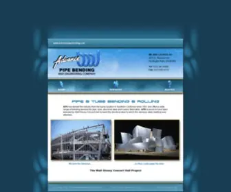 Advancepipebending.com(Advance Pipe Bending & Engineering) Screenshot