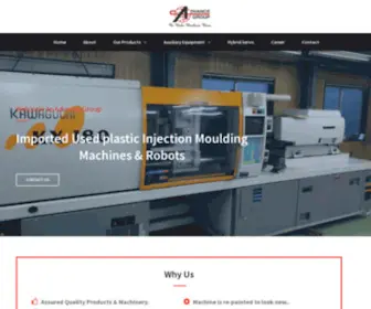 Advanceplasticmachinery.com(Used Injection Moulding Machines) Screenshot