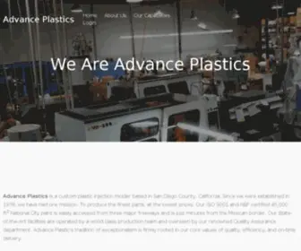 Advanceplastics.com(Custom Plastic Injection Molding Company) Screenshot