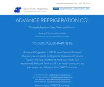 Advancerefrigeration.com(Advance Refrigeration) Screenshot