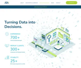 Advanceresearch.com(Turning Data into Decisions) Screenshot