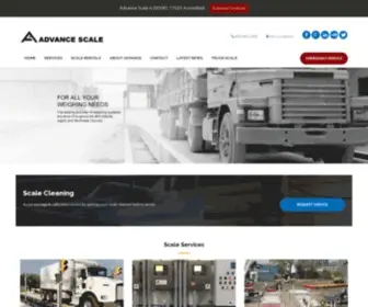 Advancescale.com(Truck Scale and Rental Scales for every Industry) Screenshot