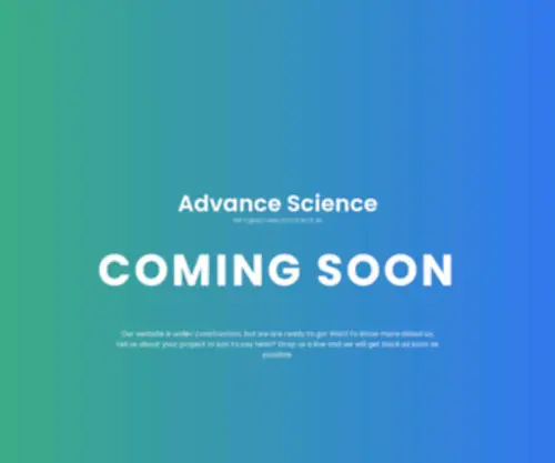 Advancescience.in(Advancescience) Screenshot