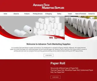 Advancetech.com.my(Paper Rolls Supplier Selangor) Screenshot