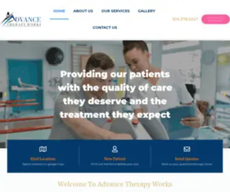 Advancetherapyworks.com(Advance Therapy Works Inc) Screenshot