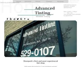 Advancetintingbycaesar.com(Advanced Tinting by Caesar) Screenshot