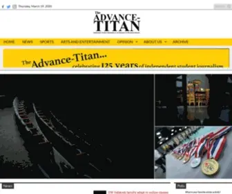 Advancetitan.com(The Advance) Screenshot