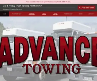 AdvancetowingVa.com(Towing Springfield) Screenshot