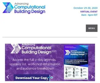 Advancing-Computational-Design.com(Advancing Computational Building Design 2020) Screenshot