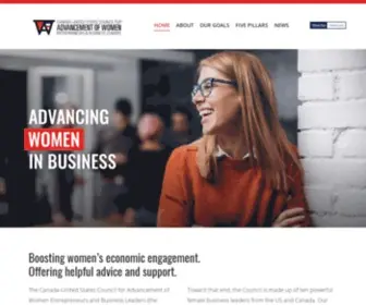 Advancingwomeninbusiness.com(The Canada) Screenshot