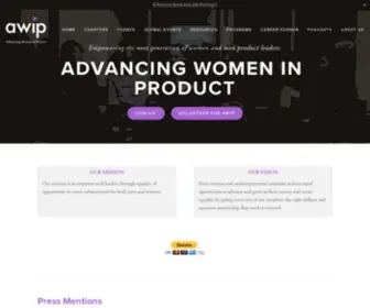 Advancingwomeninproduct.org(Advancingwomeninproduct) Screenshot