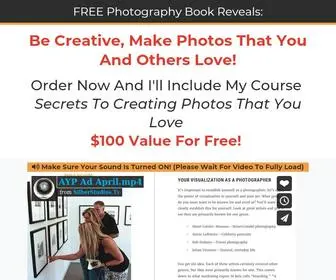 Advancingyourphotography.com(Get my book for free. I'll pay for the book and all I ask) Screenshot