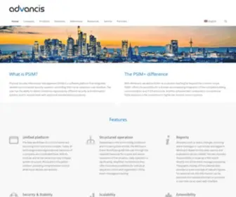 Advancis.de(Always retain control) Screenshot