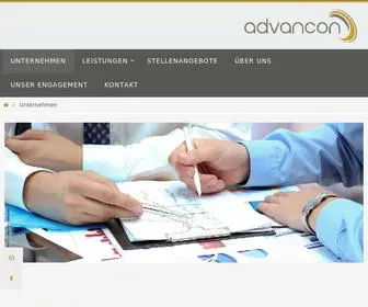 Advancon.de(Steuerberatungsgesellschaft) Screenshot