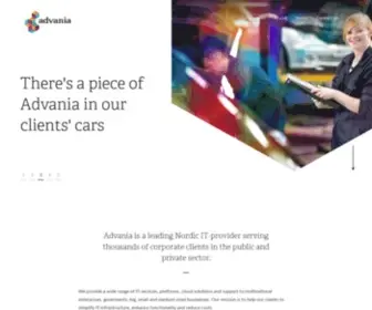 Advania.com(Advania is a leading Nordic IT company which) Screenshot