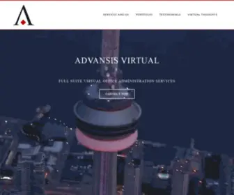 Advansisvirtual.ca(Advansis Virtual) Screenshot