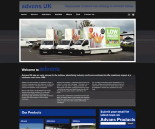 Advans.uk.com(Advans UK) Screenshot