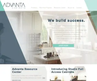 Advantacabinets.com(Our purpose) Screenshot