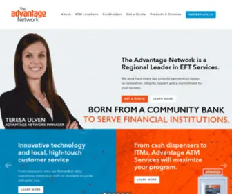 Advantage-Network.com(Advantage ATM Checkcard Network) Screenshot