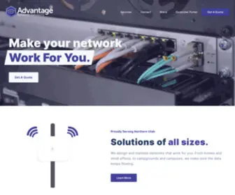 Advantage-Networks.com(Advantage Network Solutions // Ogden) Screenshot