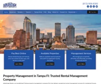 Advantage-Properties.com(We are an established Tampa property management firm) Screenshot