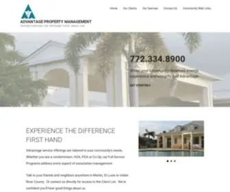 Advantage-Property-Management.com(Proudly serving the Treasure Coast since 1990) Screenshot