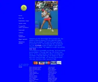 Advantage-Tennis.com(Advantage Tennis Photo site) Screenshot