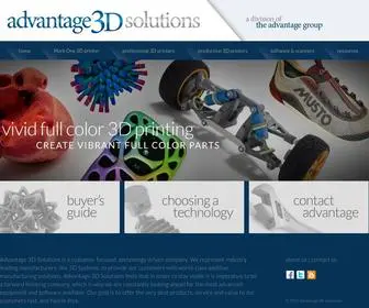 Advantage3D.com(Advantage 3d solutions) Screenshot