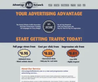 Advantageadnetwork.com(Advantage Ad Network) Screenshot