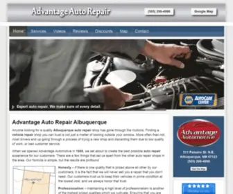 Advantageautorepair.com(Auto Repair Albuquerque) Screenshot