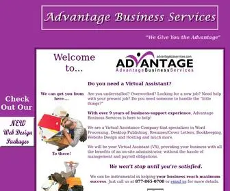 Advantagebizservices.com(A Virtual Assistance Company) Screenshot