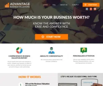Advantagebusinessvaluations.com(Advantage Business Valuations) Screenshot