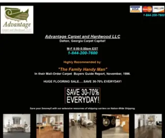 Advantagecarpetandhardwood.com(Best and Lowest pricing on Carpet) Screenshot